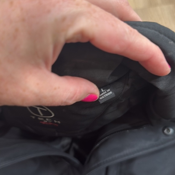 Tumi Tech by Tumi Black Softshell Full Zip Metro Jacket Zip Pockets Men’s Large - Picture 9 of 16